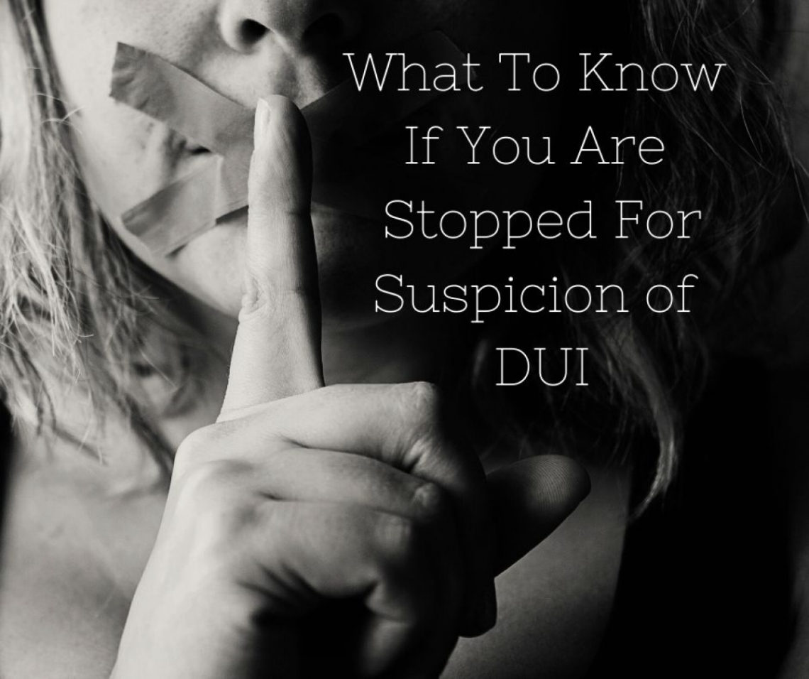 DUI - What to Do if You are Stopped